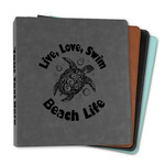 Sea Turtles Leather Binder - 1"