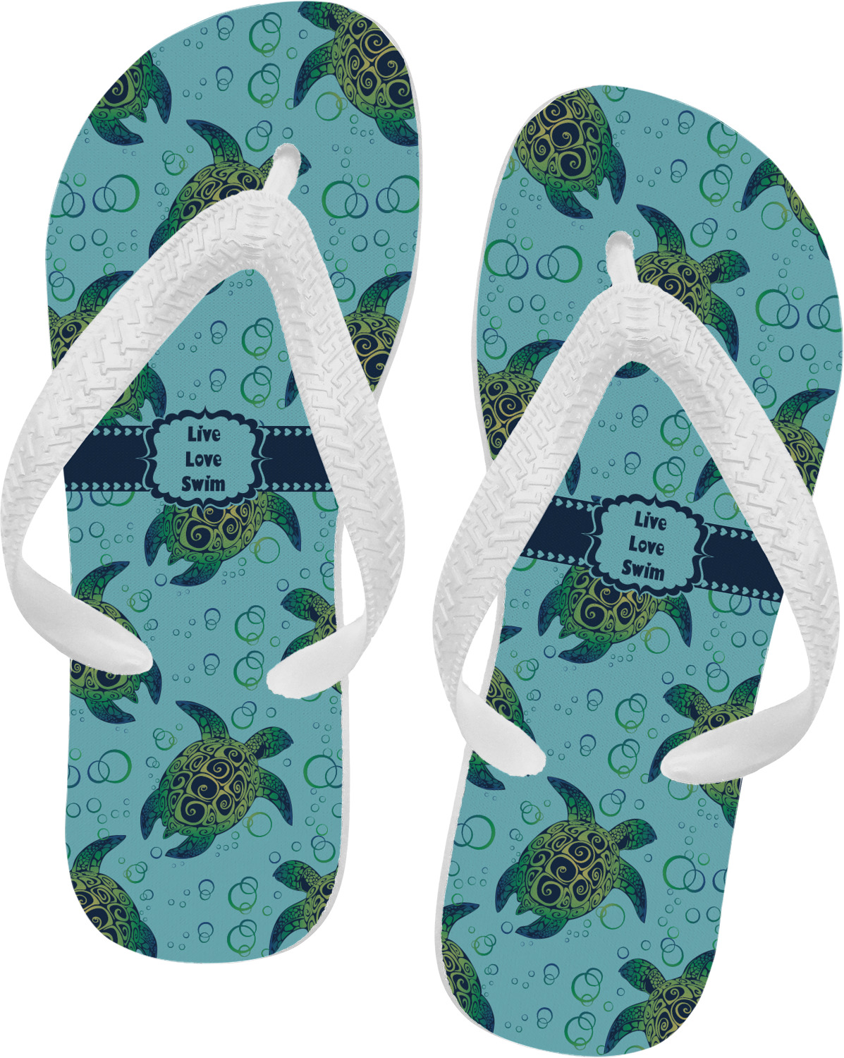 turtle flip flops