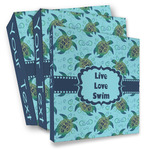 Sea Turtles 3 Ring Binder - Full Wrap