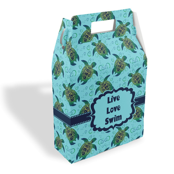 Custom Sea Turtles Gable Favor Box