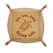 Sea Turtles Genuine Leather Valet Trays - FRONT (folded)