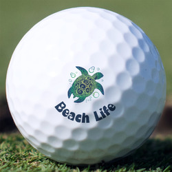 Sea Turtles Golf Balls - Non-Branded - Set of 12