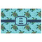 Sea Turtles Indoor / Outdoor Rug - 3'x5' - Front Flat