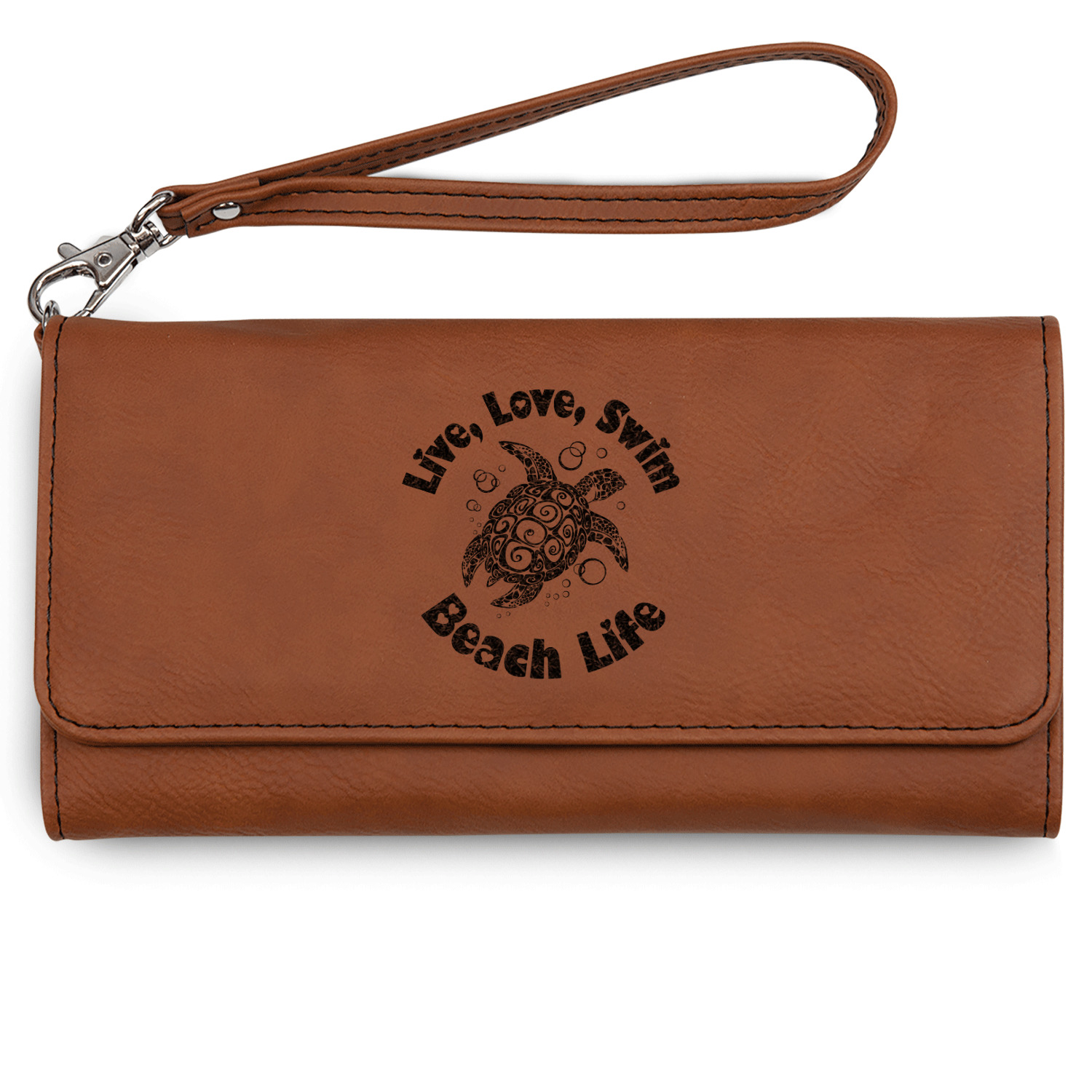 Ladies Engraved Leather Wallet retail