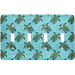 Sea Turtles Light Switch Cover (4 Toggle Plate)