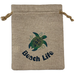 Sea Turtles Burlap Gift Bag