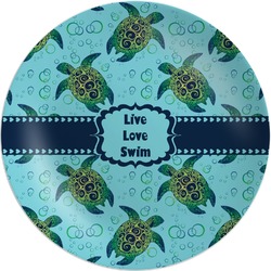 Sea Turtles Melamine Plate (Personalized)