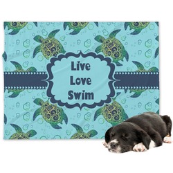 Sea Turtles Dog Blanket - Regular (Personalized)