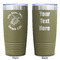 Sea Turtles Olive Polar Camel Tumbler - 20oz - Double Sided - Approval