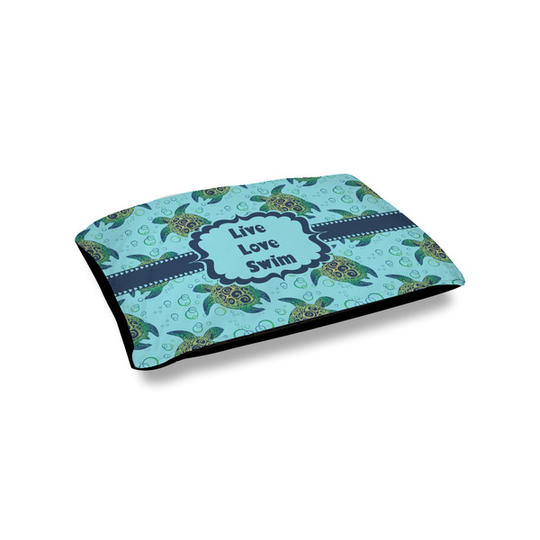 Custom Sea Turtles Outdoor Dog Bed - Small