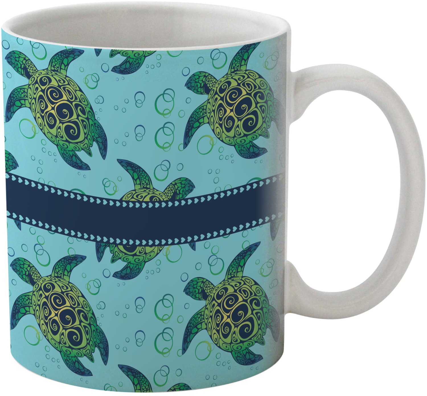 Sea Turtles Coffee Mug (Personalized) - YouCustomizeIt