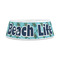 Sea Turtles Plastic Dog Bowls - Medium - FRONT