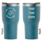 Sea Turtles RTIC Tumbler - Dark Teal - Double Sided - Front & Back