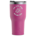 Sea Turtles RTIC Tumbler - Magenta - Laser Engraved - Single-Sided