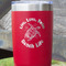 Sea Turtles Red Polar Camel Tumbler - 20oz - Close Up