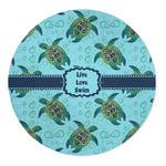 Sea Turtles 5' Round Indoor Area Rug