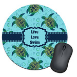 Sea Turtles Round Mouse Pad (Personalized)