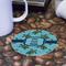 Sea Turtles Round Paper Coaster - Front