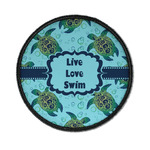 Sea Turtles Iron On Round Patch