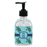 Sea Turtles Glass Soap & Lotion Bottle - Single Bottle