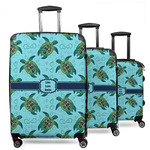 Sea Turtles 3 Piece Luggage Set - 20" Carry On, 24" Medium Checked, 28" Large Checked