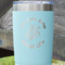 Sea Turtles Teal Polar Camel Tumbler - 20oz - Close Up