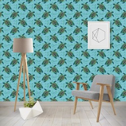 Sea Turtles Wallpaper & Surface Covering (Water Activated - Removable)