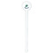 Sea Turtles White Plastic 7" Stir Stick - Round - Single Stick