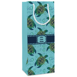 Sea Turtles Wine Gift Bags - Gloss