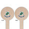 Sea Turtles Wooden 6" Food Pick - Round - Double Sided - Front & Back