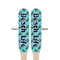 Sea Turtles Wooden Food Pick - Paddle - Double Sided - Front & Back