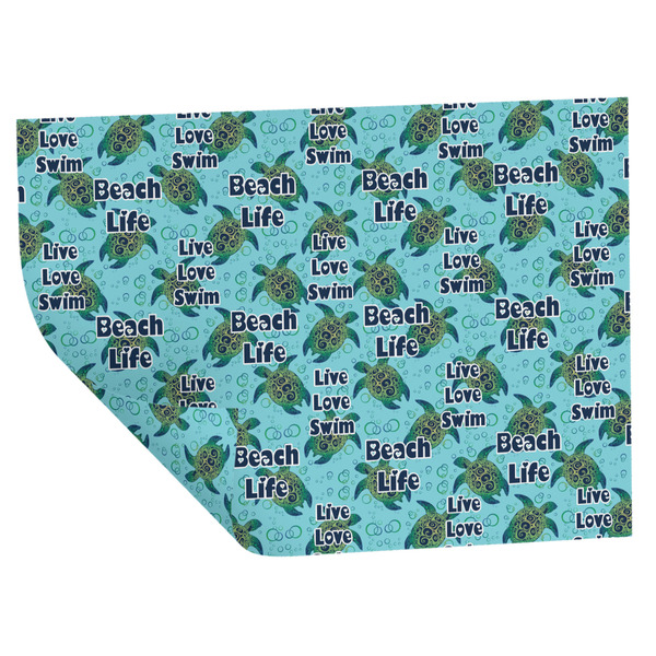 Custom Sea Turtles Wrapping Paper Sheets - Double-Sided - 20" x 28"