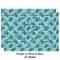 Sea Turtles Wrapping Paper Sheet - Double Sided - Front