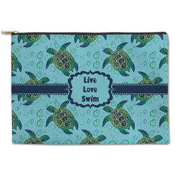 Sea Turtles Zipper Pouch - Large - 12.5"x8.5" (Personalized)