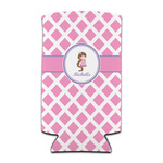 Diamond Print w/Princess Can Cooler (tall 12 oz) (Personalized)