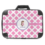 Diamond Print w/Princess Hard Shell Briefcase - 18" (Personalized)