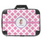 Diamond Print w/Princess 18" Laptop Briefcase - FRONT