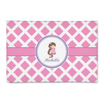 Diamond Print w/Princess 2' x 3' Indoor Area Rug (Personalized)