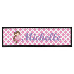 Diamond Print w/Princess Bar Mat - Large (Personalized)