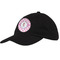 Diamond Print w/Princess Baseball Cap - Black