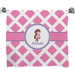 Diamond Print w/Princess Bath Towel (Personalized)