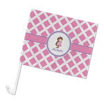 Diamond Print w/Princess Car Flag (Personalized)