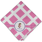 Diamond Print w/Princess Cloth Dinner Napkin - Single w/ Name or Text