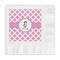 Diamond Print w/Princess Embossed Decorative Napkin - Front View