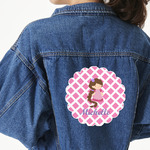 Diamond Print w/Princess Large Custom Shape Patch - 2XL (Personalized)