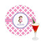 Diamond Print w/Princess Drink Topper - Medium - Single with Drink