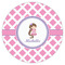 Diamond Print w/Princess Drink Topper - XSmall - Single