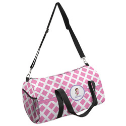 Diamond Print w/Princess Duffel Bag - Large (Personalized)