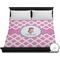 Diamond Print w/Princess Duvet Cover (King)