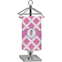 Diamond Print w/Princess Finger Tip Towel - Full Print (Personalized)